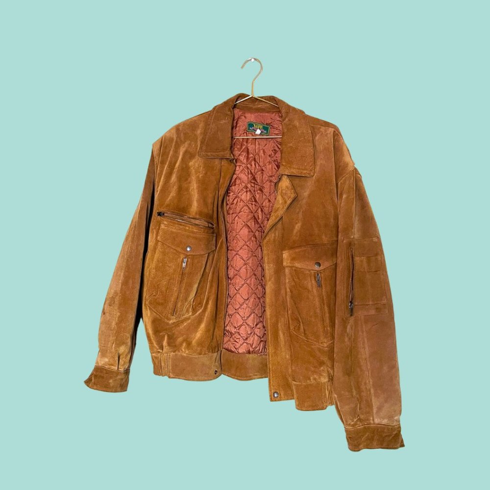 Vintage Leather Motorcycle Jacket